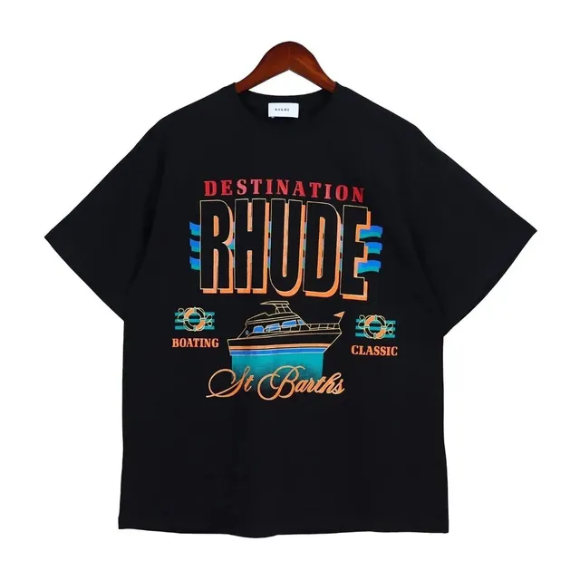 Rhude Graphic T-Shirt Destination Rhode Boating Classic