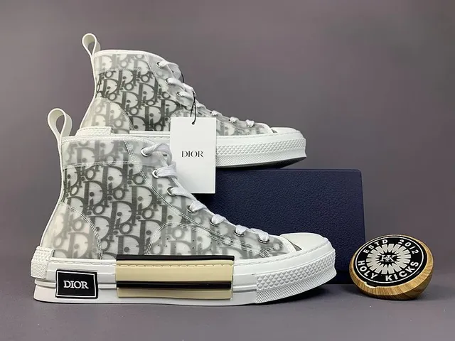 Dior B22 High-Top Monogram Mesh