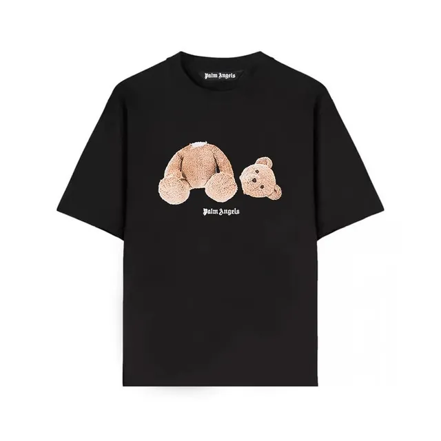 Palm Angels Teddy Bear Tee Embroidered Bear Graphic