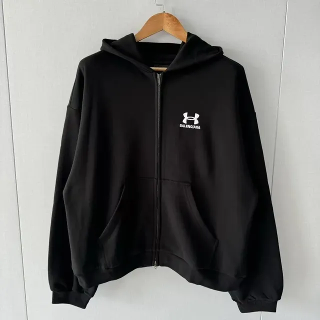 Balenciaga Zip-Up Hoodie Under Armour Logo