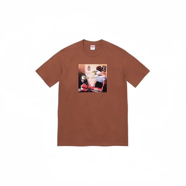 Supreme Eagle Print Tee Brown