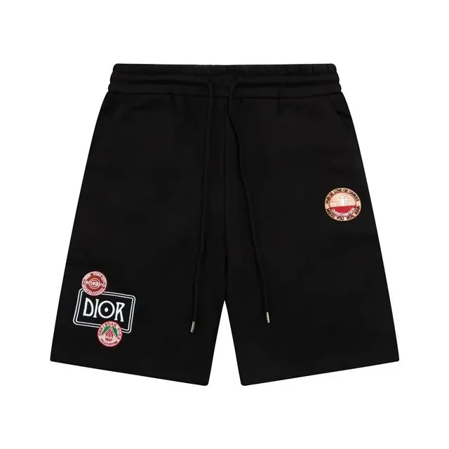 Dior Embroidered Shorts Multi-Logo