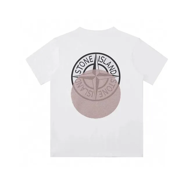 Stone Island T-Shirt Compass Logo Print