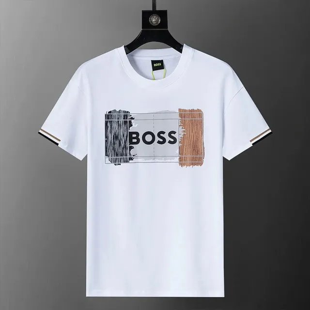 Hugo Boss Graphic T-Shirt Brushstroke Logo