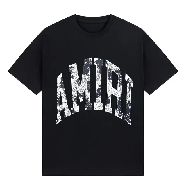 Amiri Arch Logo Tee Cracked Print