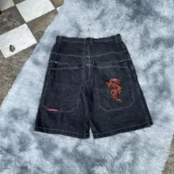BAPE Shark Shorts Dragon Embroidery