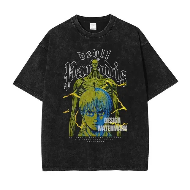 Graphic T-Shirt Devil Paradise Print