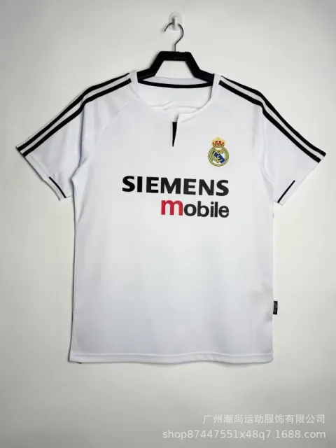Adidas Real Madrid Home Jersey Siemens Mobile Sponsor