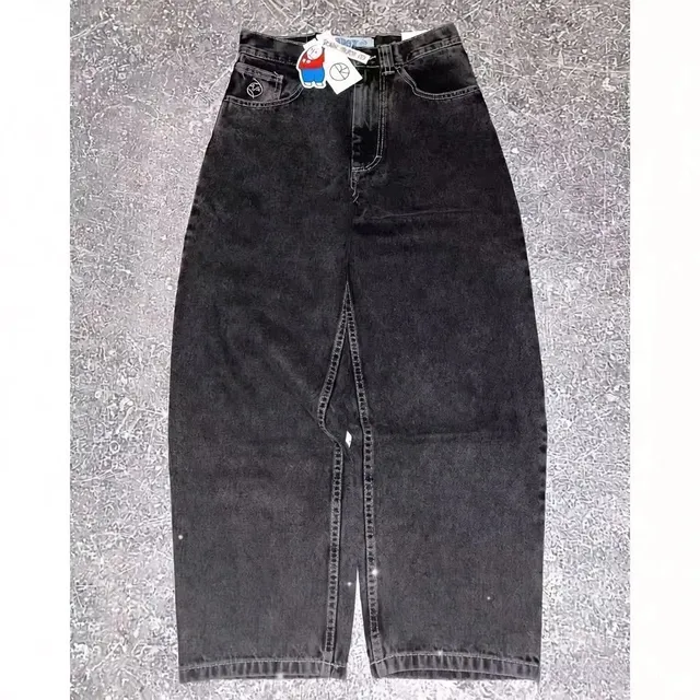 Comme des Garçons Wide-Leg Jeans Washed Black