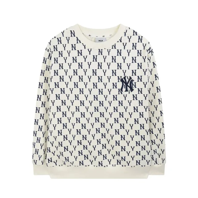 MLB Crewneck Sweatshirt NY Yankees All-Over Logo