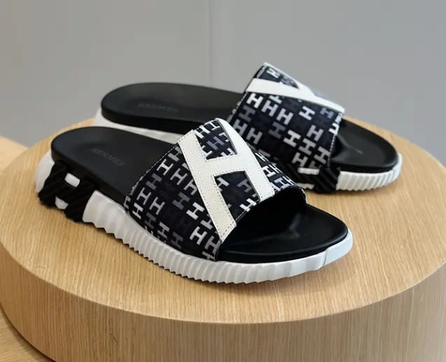 Hermès Oran Sandal H Logo Print