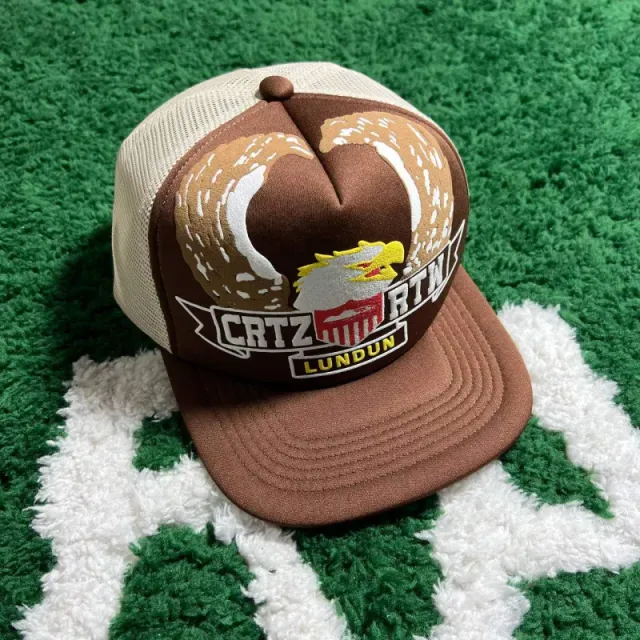 Corteiz Trucker Cap Eagle Logo Patch
