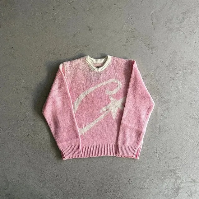 Corteiz Knit Sweater C Logo Arrow Print