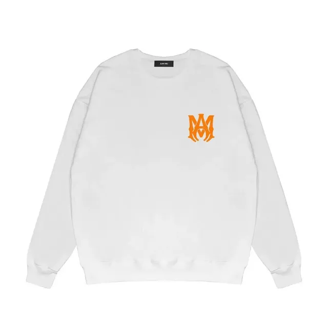 Amiri Crewneck Sweatshirt Orange Logo