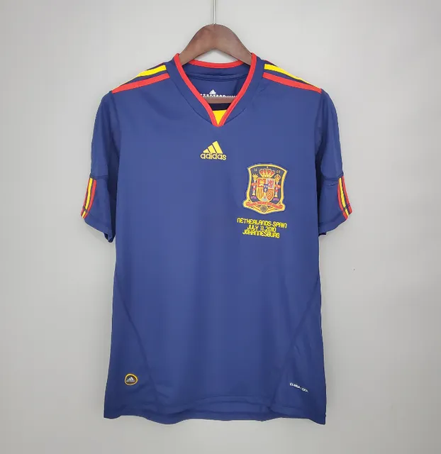 Adidas × Spain National Team Spain Away Jersey 2010 World Cup Netherlands Match