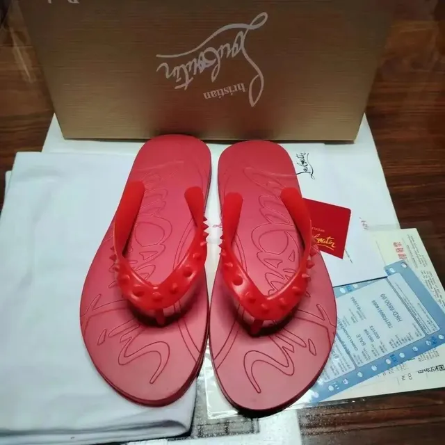 Christian Louboutin Flip-Flop Spiked