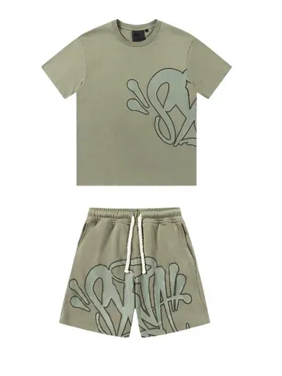Gallery Dept. Graffiti Print Set Sage Green