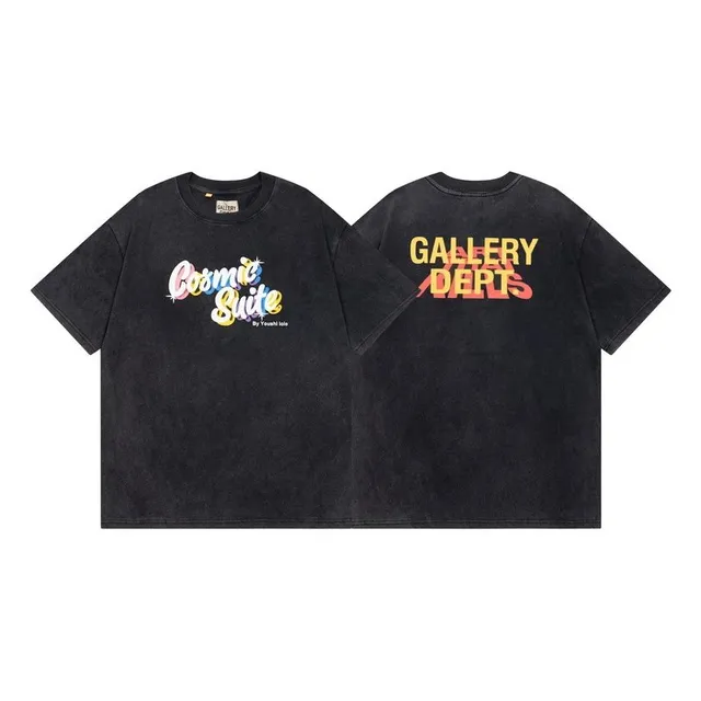 Gallery Dept. Cosmic Suite Tee Acid Wash Black