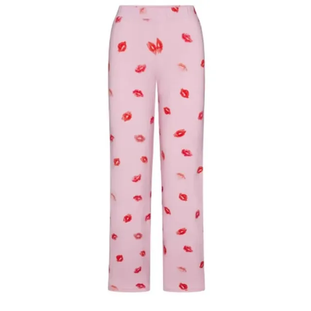 Printed Trousers Lip Print