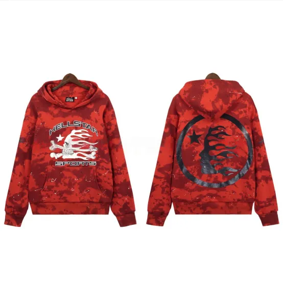 Hellstar Hoodie Tie-Dye Graphic