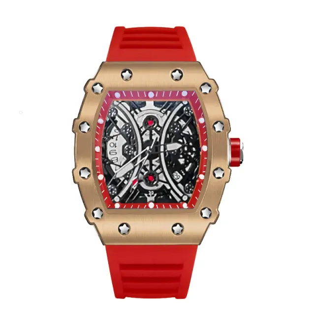 Richard Mille RM 011 Red Rubber Strap