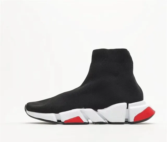 Balenciaga Speed Trainer Black White Red