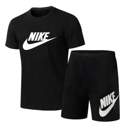 Nike T-Shirt and Shorts Set Swoosh Logo