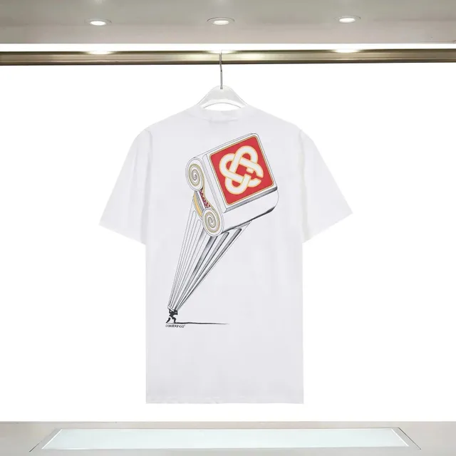 Casablanca Graphic Tee Column Print