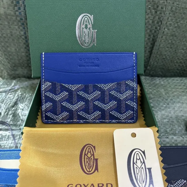 Goyard Card Holder Goyardine Canvas