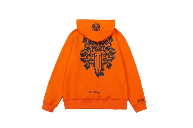Chrome Hearts Hoodie Ornate Sword Print