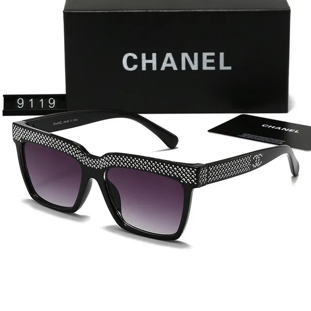 Chanel Sunglasses Crystal-Embellished