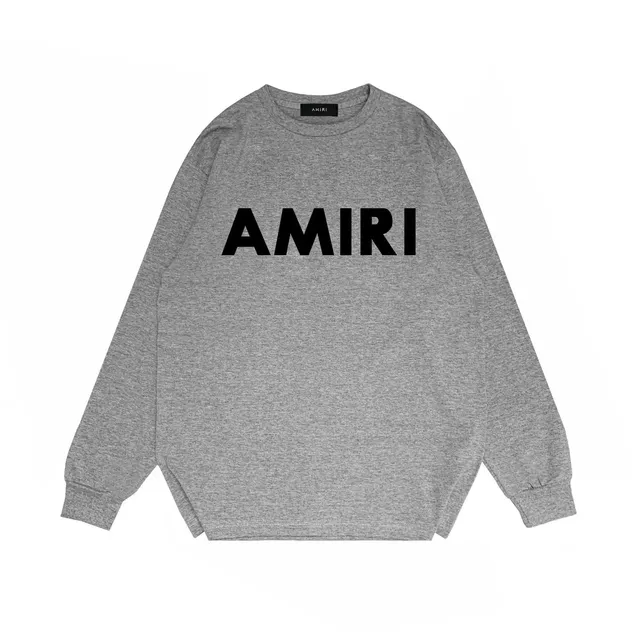 Amiri Logo Sweatshirt Heather Grey