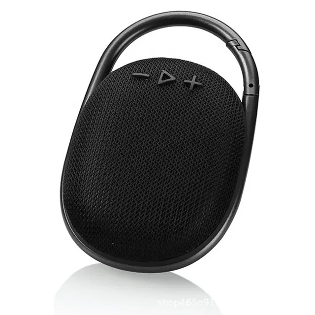 Portable Bluetooth Speaker Carabiner Clip Design