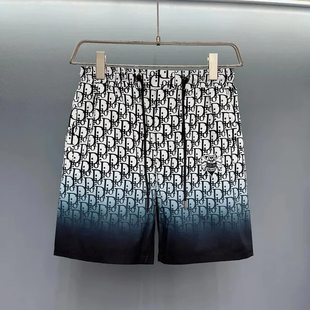 Dior Oblique Shorts Gradient Logo Print