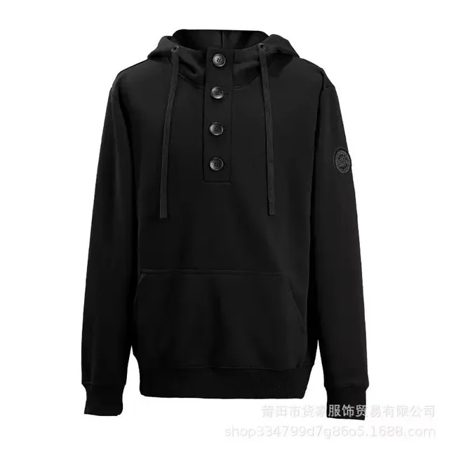 连帽-黑标白底