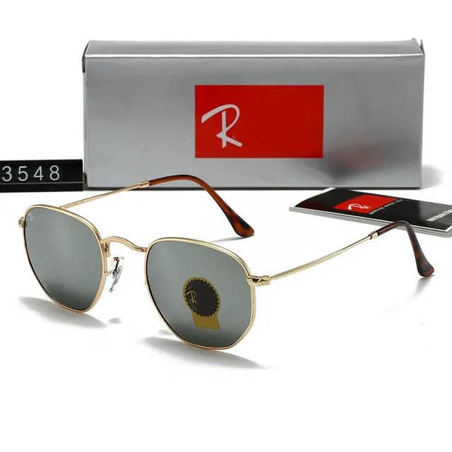 Ray-Ban Clubmaster Gold Frame Grey Lens