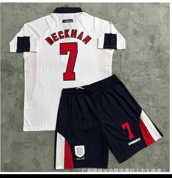 Umbro England 1998 Home Kit Beckham #7