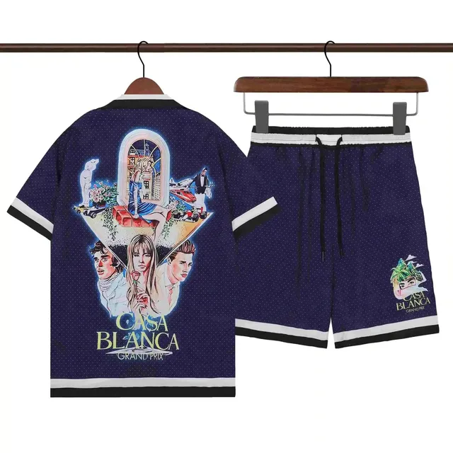 Casablanca Casa Blanca Grand Prix Set Graphic Print