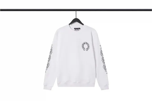 Crewneck Sweatshirt Chrome Hearts Logo & Sleeve Print