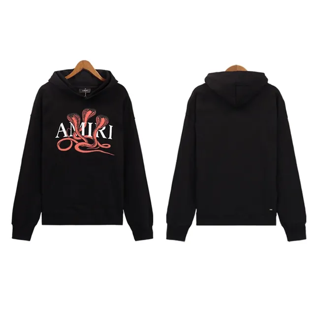 Amiri Hooded Sweatshirt Snake Logo
