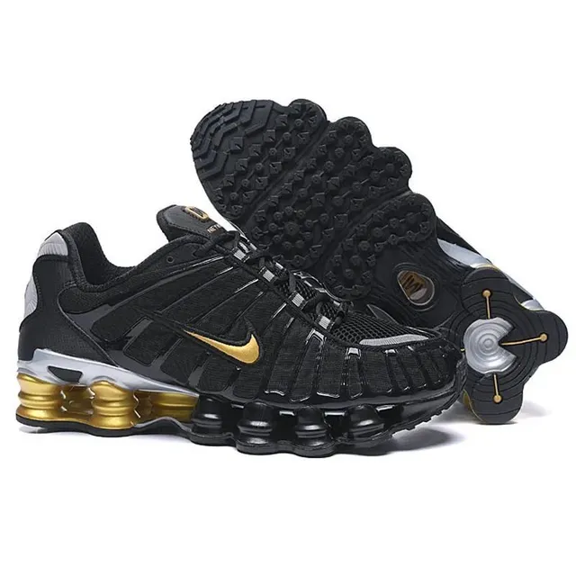 Nike Shox R4 Black Gold
