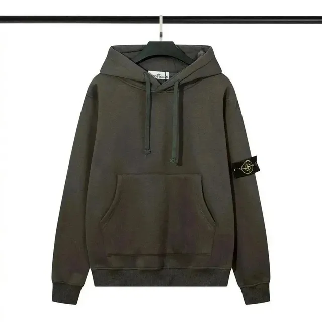 Stone Island Hooded Sweatshirt Compass Patch