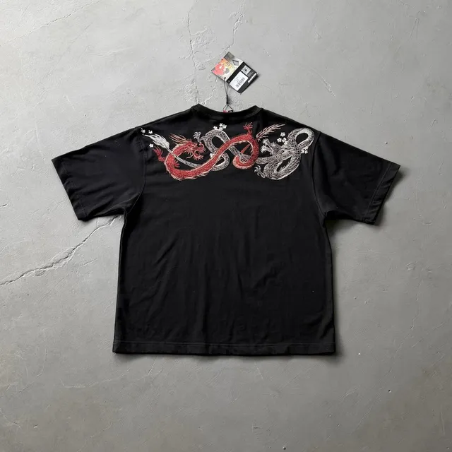 BAPE Dragon T-Shirt Embroidered Twin Dragons