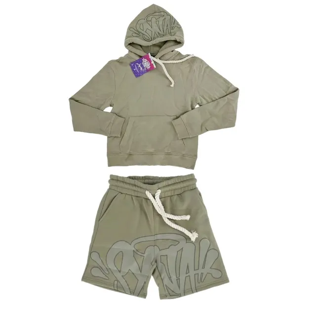 Broken Planet Hoodie and Shorts Set Graffiti Logo