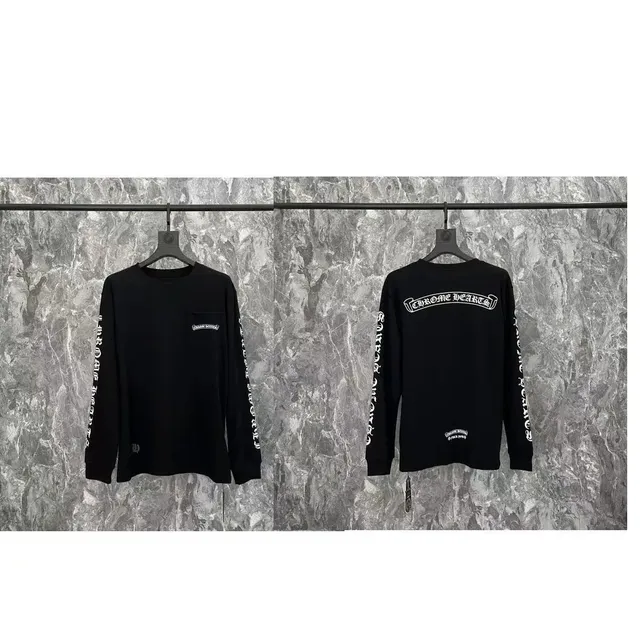 Chrome Hearts Long Sleeve Tee Cross Logo Print