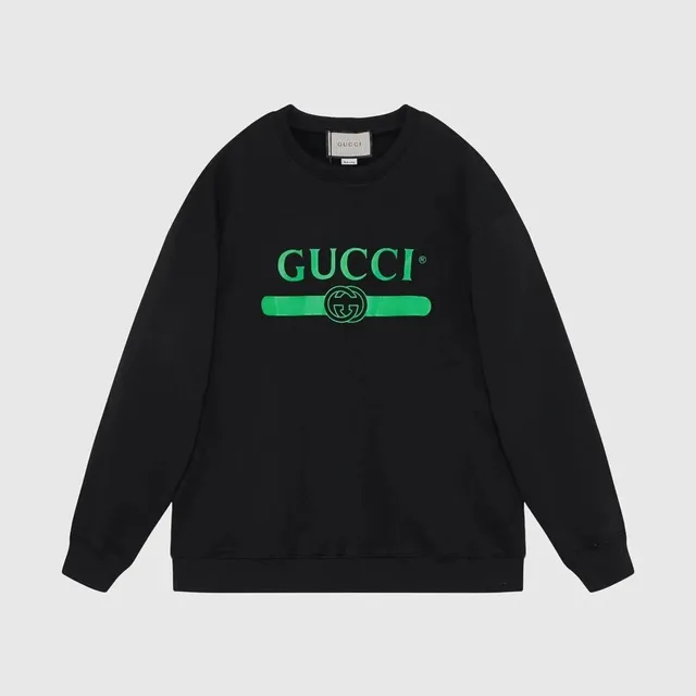 Gucci Crewneck Sweatshirt GG Logo Belt Print
