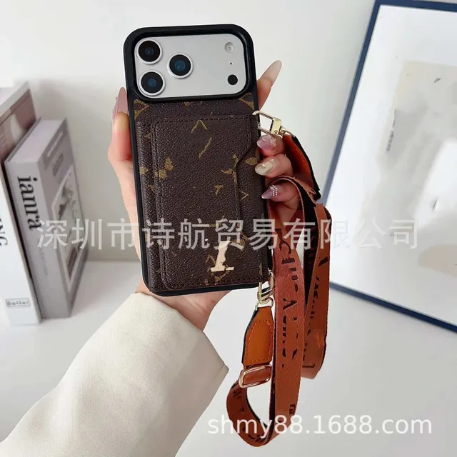 Louis Vuitton Phone Case with Cardholder and Strap Monogram Canvas