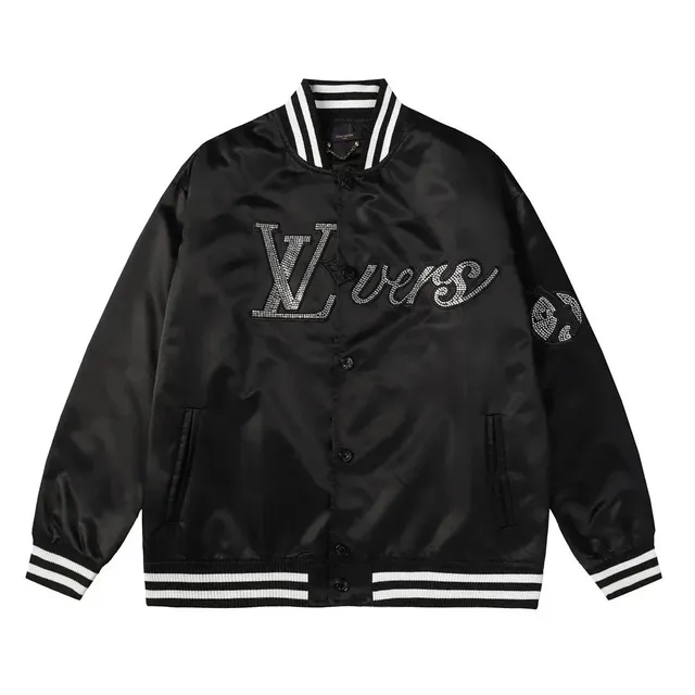 Louis Vuitton Varsity Jacket Crystal-Embellished