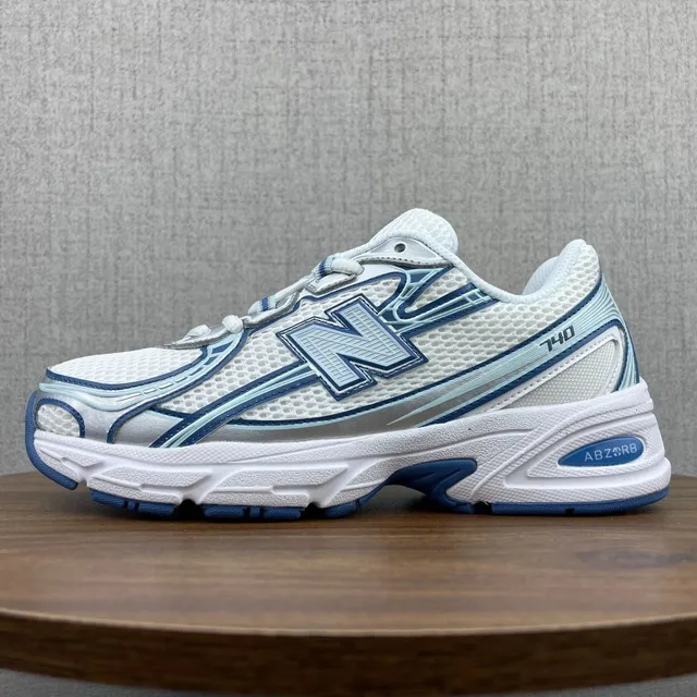 New Balance 740 White Blue