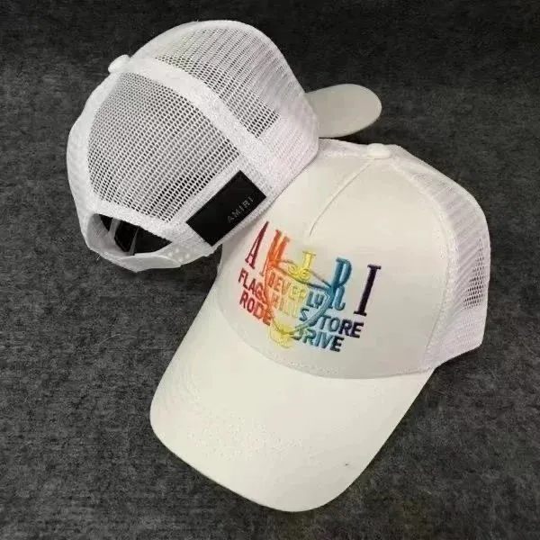 Amiri Trucker Cap Rainbow Logo